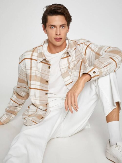 Plaid Lumberjack Shirt Classic Collar Long Sleeve